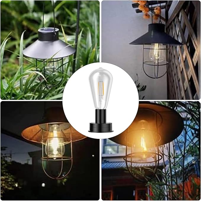 Replacement Solar Light Parts,Waterproof Solar Lanterns Replacement Accessories for Lanterns Outdoor (8.5CM/3.35 INCH with Bulb 1PCS)