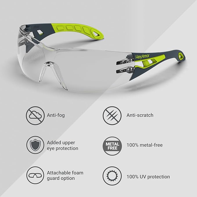 HexArmor MX200 Safety Glasses