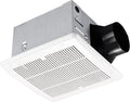 Tech Drive Super Quiet 110 CFM, 1.5 Sone Bathroom Ventilation and Exhaust Fan with Humidity Sensor, No Attic access Needed Installation, Ceiling Mounted Fan,White
