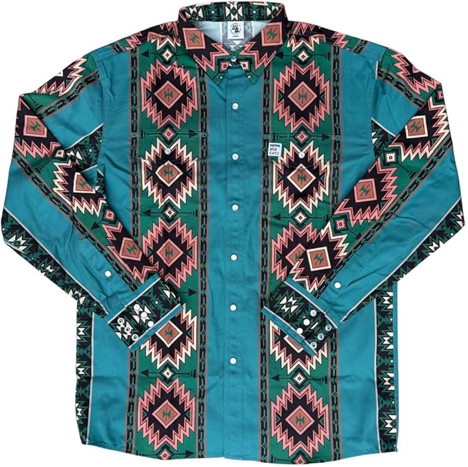 WoahBros FR Shirts for Men, 8oz Midweight Flame Resistant Welding Shirt, 100% Cotton, Pearl Snap Buttons - CAT2/NFPA2112