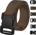 TECEUM Tactical Belt – Heavy-Duty & Quick Release – Military, Work, Rigger, Duty & Utility Belt for Men
