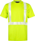 BOCOMAL FR Hi-Vis Shirts 6oz Lightweight High Visibility Reflective Flame Resistant/Fire Retardant Shirt Men's Safety Shirts