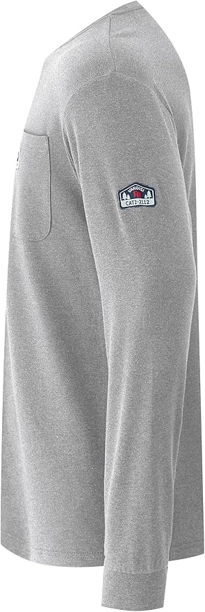 FR Shirts for Men 6.5oz Lightweight Fire Resistant Shirts for Men Long Sleeve NFPA2112/CAT2