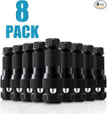 SUNVIE Landscape Lighting Connectors Fastlock Low Voltage Wire Connector, Waterproof Low Voltage Connector 12-14 Gauge Landscape Wire Connectors for Garden Patio Pathway Lights, 8 Pack