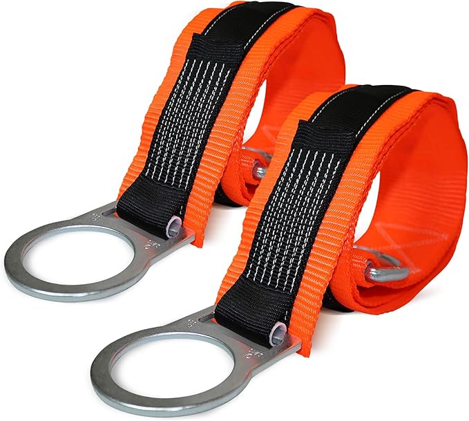 AFP 6’ Cross Arm Strap Premium Heavy-Duty Pass-Through Double Steel Ring OSHA/ANSI