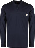 BOCOMAL FR Shirts Henley 7oz Midweight Fire Resistant Clothing NFPA2112 CAT2 Men's Flame Retardant Work Shirt