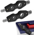 Car Battery Terminal Cleaning Brush, 4 in 1 Auto Battery Terminal Cleaning Tools, Copper Pipes Cleaner Brush Tool, Universal Battery Terminals Machine Parts Cleaning Tool (Black, 2PCS)