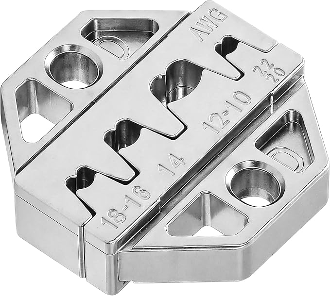 haisstronica Crimping Die for Open Barrel Terminals,22-10 AWG