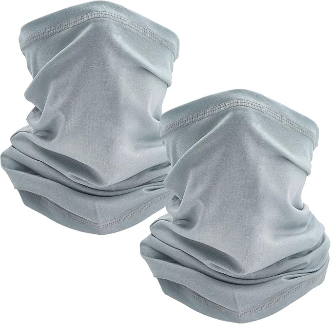 TICONN Neck Gaiter Face Cover Scarf, Neck Warmer Breathable Sun & Wind-proof for Skiing Fishing Hiking Cycling
