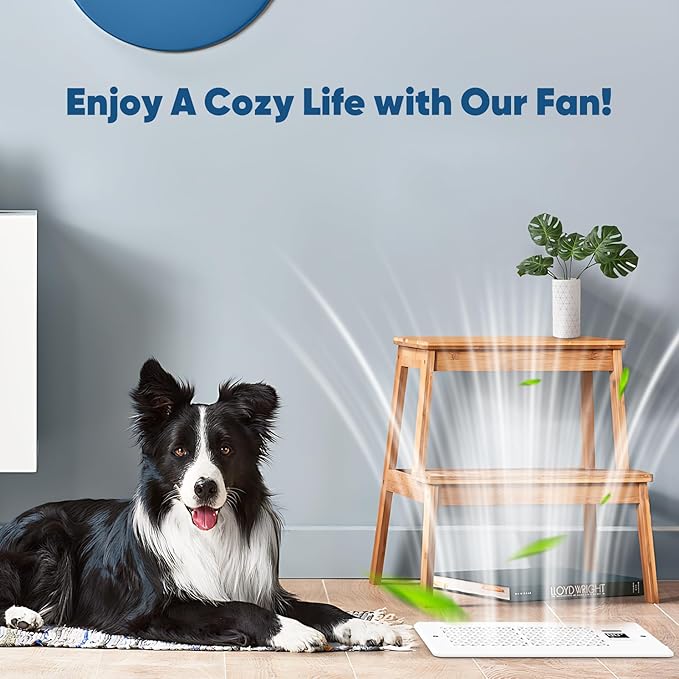 Register Booster Fan for 4" x 10" Register Holes with Remote Control and Thermostat, 10-Speeds Floor Vent Fans Booster - Enhances AC Heating&Cooling Airflow, Quiet Air Duct Fan for Wall, White