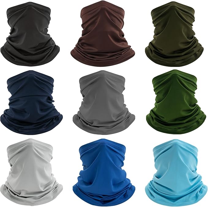 Cooling Neck Gaiter For Men Women UV Face Mask Cover Sun Protection Balaclava Bandana