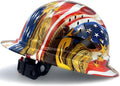 Full Brim Industrial Safety Helmet ANSI/ISEA Z89.1 Type I Class C Certified Hard Hats 6-Point Suspension Lightweight Vented for Construction, Logging, Outdoor Work RGS-B6