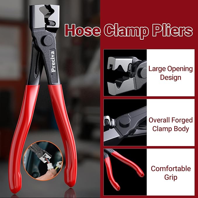 5-Piece Electrical Disconnect Pliers Set, Automotive Electrical Disconnect Pliers and Terminal Pin Removal Tool Kit, Professional Automotive Tools for Most Cars, Trucks and SUVs