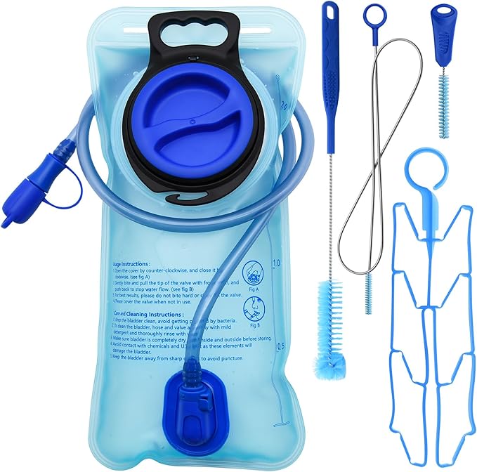 1.5L/2L/2.5L/3L Hydration Bladder, Large Opening Water Storage Bladder Bag, for Cycling Hiking Camping