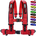 1pc 4 Point Harness for Bucket Seat, Push Release, 10 Color Options, Racing Harness, Race Car, Off Road, UTV, RZR