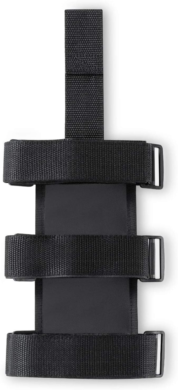 Fire Extinguisher Mount for Roll Bars - Adjustable, Secure, Easy 1 Min. Install with No Tools - for JK JKU JL TJ CJ - Stainless Hardware. Great Wrangler Accessories