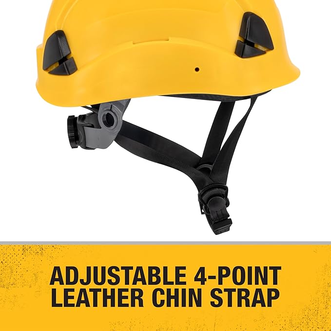 DEWALT DPG22 Yellow Type II Class E 4-Point Ratcheting Safety Helmet