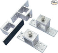 Metal Roof Mounting Bracket for Unistrut Channel & Solar Racking - Extruded 6061-T6 Aluminum – Four Screw Down Top Mounting Brackets for Slotted Framing Strut – (10 Pcs) (10)