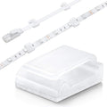 Cable Tidy Management Self Adhesive Cable Clips,100Pack Clamps Fix Led Light Clips (for 10mm(3/8") Wide Strip Light)