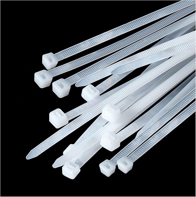 zip ties 18 inch for outdoor use Large cable ties white 100 pcs strong long nylon ties industrial plastic tie wraps