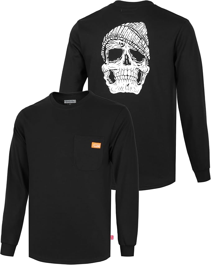 Titicaca FR Shirts Flame Resistant T Shirts 100% Cotton Men's Pre-Washed Fire Retardant T-Shirts