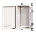 UL Certified Junction Box, NEMA 6 Weatherproof 94V-0 Flame Retardant, Plastic Electrical Enclosure for Industrial Projects, Includes Mounting Plate (Grey Cover, 11"×7.5"×5.5")