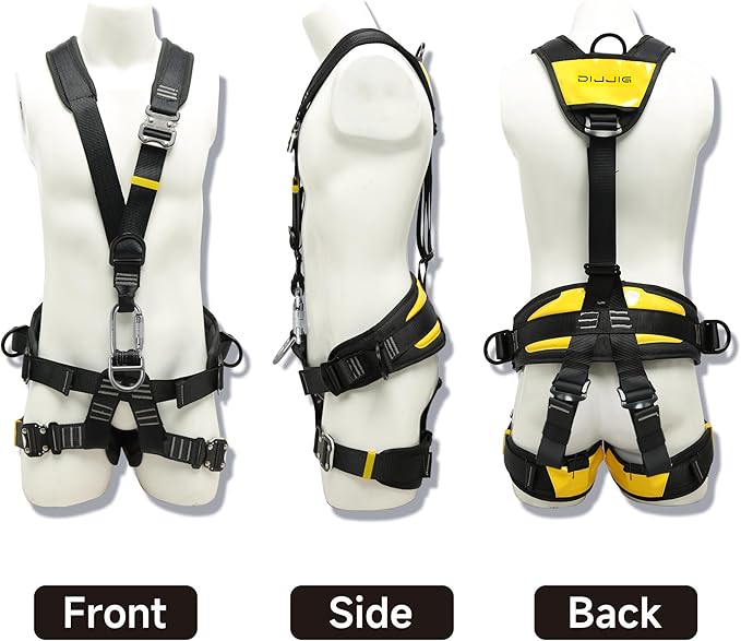 Climbing belts, Thicken Professional Half Body Safety Belt Climbing Gear for Tree Climbing, Fire Rescue, Rappelling and Other Outdoor Adventure Activities