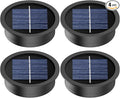 4 Pack Solar Light Replacement Tops(2.76 Inch Top, 2.36 Inch Bottom), Waterproof Replacement Solar Lantern Parts for Outdoor Hanging Lanterns DIY Table Lights Garden Patio Decor