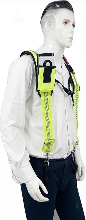 Padded Tool Belt Suspenders 3 Hook Swivel Suspenders for Tool Belt Heavy Duty Work Suspenders