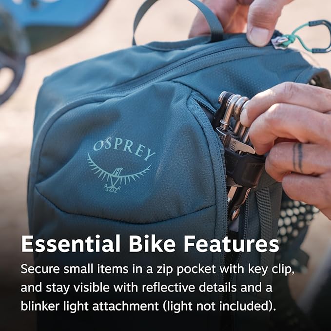 Osprey Berm Biking Backpack with Hydraulics Reservoir - Lightweight Hydration Backpack for Men and Women