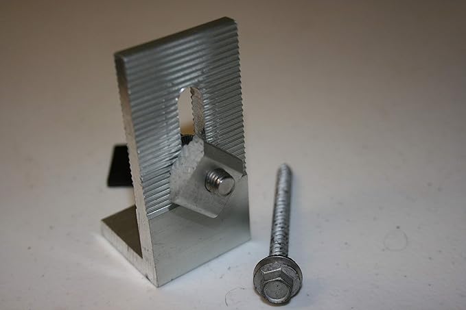 Solar Mount L-Bracket with Hardware - Pack of 12