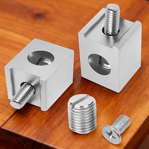 6 Pieces #4-2/0 Circuit Breaker Ground Lugs, Aluminum Neutral Lug Kit for Electrical Connections, Grounding Lugs (2/0, 6)