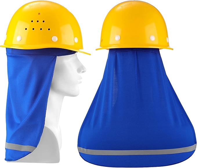 Sintege 4 Pieces Sun Shade Hat Neck Sun Shade Hat Cooling Skull Cap