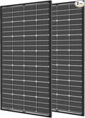 JJN Bifacial 400 Watt Solar Panels 12V 10BB Monocrystalline Solar Panel High Efficiency Solar Module for RV Home Farm Trailer Camper Marine Off Grid System(2 PCS 200 Watt)