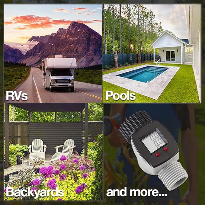 Rainwave RW-9FM Digital Water Meter - Accurate Water Usage Measurement - Helps Conserve Water and Costs