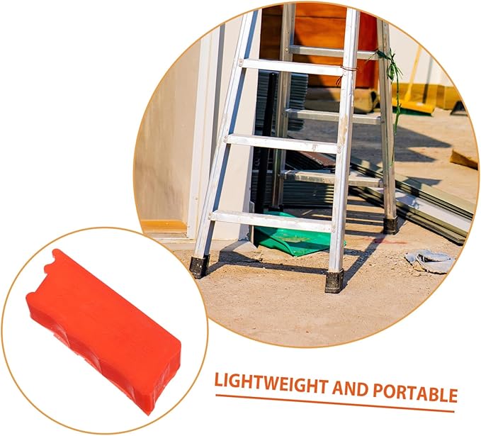 Non- Ladder Feet Pads Protective Caps for Enhanced for Extension Ladders Wear Easy Installation