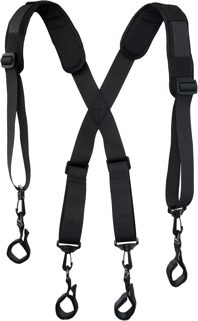YYST Men Paddded Adjustable Tool Belt Suspender Duty Belt Suspender Tactical Duty Belt Harness