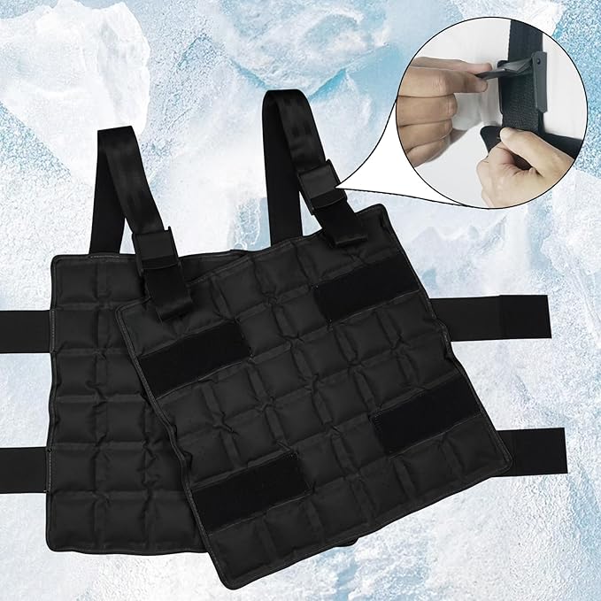 MR.ICE Cooling Vest for Men & Women - Adjustable Ice Vest for Motorcycle, Workers, Sports, Outdoor, Heat Relief