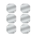 Octagon Electrical Box Cover, 4-Inch,Junction Box Cover，Galvanized Steel, Blank Flat, 6-Pack