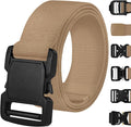TECEUM Tactical Belt – Heavy-Duty & Quick Release – Military, Work, Rigger, Duty & Utility Belt for Men