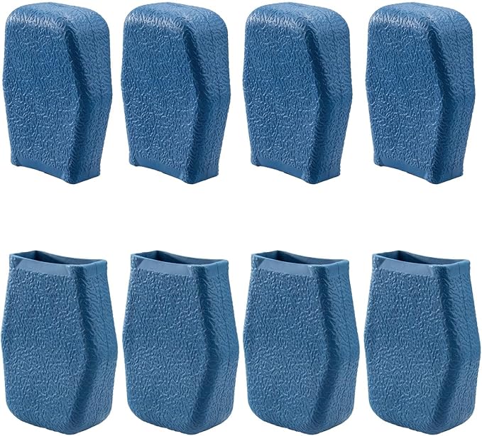 4 Pair AC19-2 Extension Ladder Covers Replacement for Werner Extension Ladder, Ladder End Caps Fits for Most Werner Ladders Except 500, D500, D7136-2, D7140-2 & MT Series