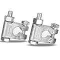 Battery Terminals,Anti-Corrosion Battery Terminal Connectors,Quick Release Military Battery Terminal,Heavy Duty Battery Terminal Set for Marine Car Boat RV and Vehicles (1 Pair)
