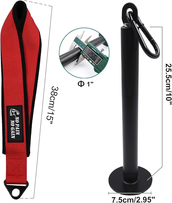 Arm Wrestling Training Strap Belt Hand Grip Arm Finger Forearm Exerciser Strengthener for Cable Machine and Free Weight