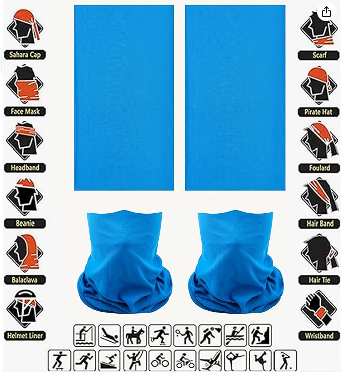 Neck Gaiter Masks Tube Scarf,Seamless Bandanas Buffs Gators,Ourdoor Face Mask Face Covering Multi Headwear