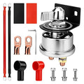 12-48V 200A Battery Disconnect Switch, Heavy Duty Manual Battery Isolator with Cables, Water-Resistant & Corrosion-Resistant for Car, RV, Truck, Boat, Marine, ATV