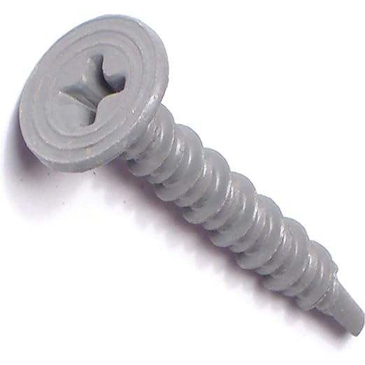 Phillips Self-Piercing Cement Board Screws, Durable Steel Hardware Fasteners for Home Improvement, DIY, Construction, 8 x 1-1/4, Pack of 838