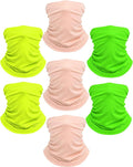 Xeoxarel Neck Gaiter, 7 Pack Cooling UV Protection, Bandana Face Mask Scarf for Men and Women