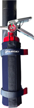 Bartact - 2.5 lb Roll Bar Fire Extinguisher Mount for Vehicle Holder, Adjustable Fire Extinguisher Holder Mount, US Made Universal Vehicle Fire Extinguisher Holder Fits All Roll Bars (Navy)