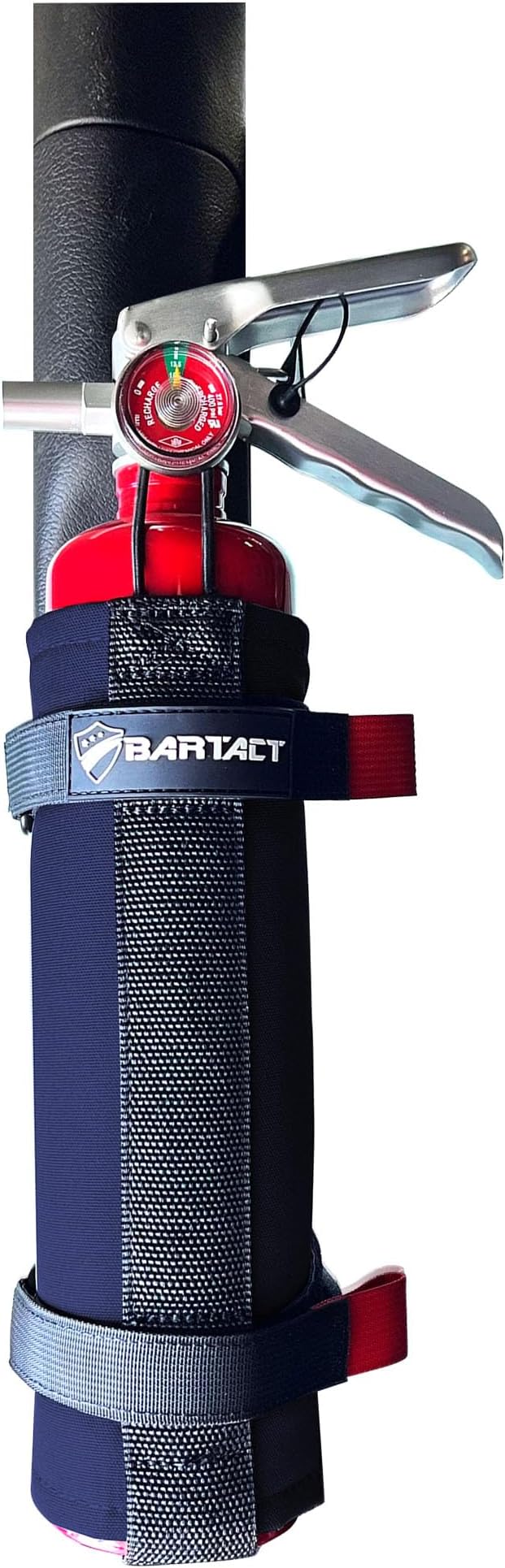 Bartact - 2.5 lb Roll Bar Fire Extinguisher Mount for Vehicle Holder, Adjustable Fire Extinguisher Holder Mount, US Made Universal Vehicle Fire Extinguisher Holder Fits All Roll Bars (Navy)
