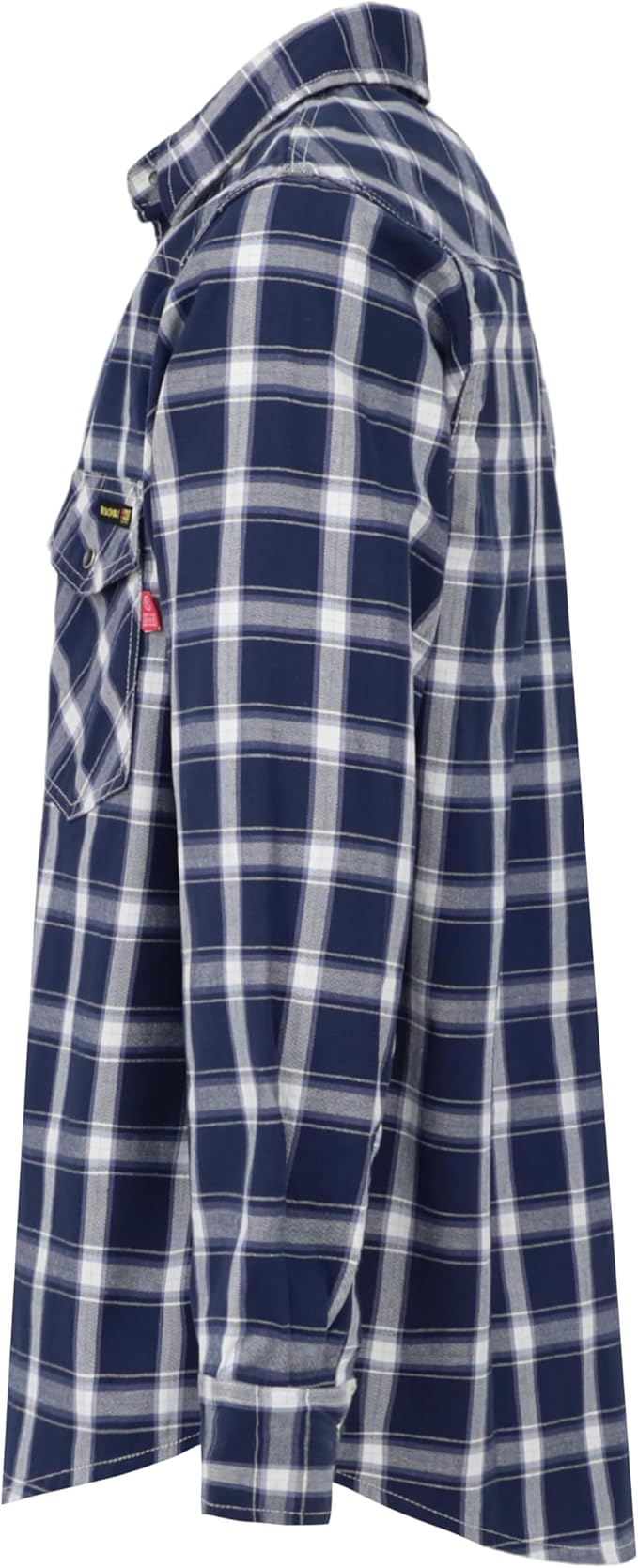 BOCOMAL FR Shirts Flame Resistant 100% C NFPA2112 7.5oz Men's Fire Retardant Welding Shirt